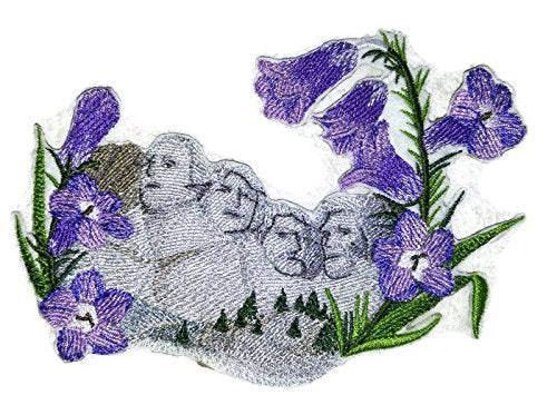 God Bless America Custom and Unique Patriotic Patches [Mount Rushmore Medley ] Embroidered Iron on/Sew Patch (5.39" x 5")] [Made in USA]