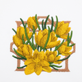 Floral embroidery cleanup