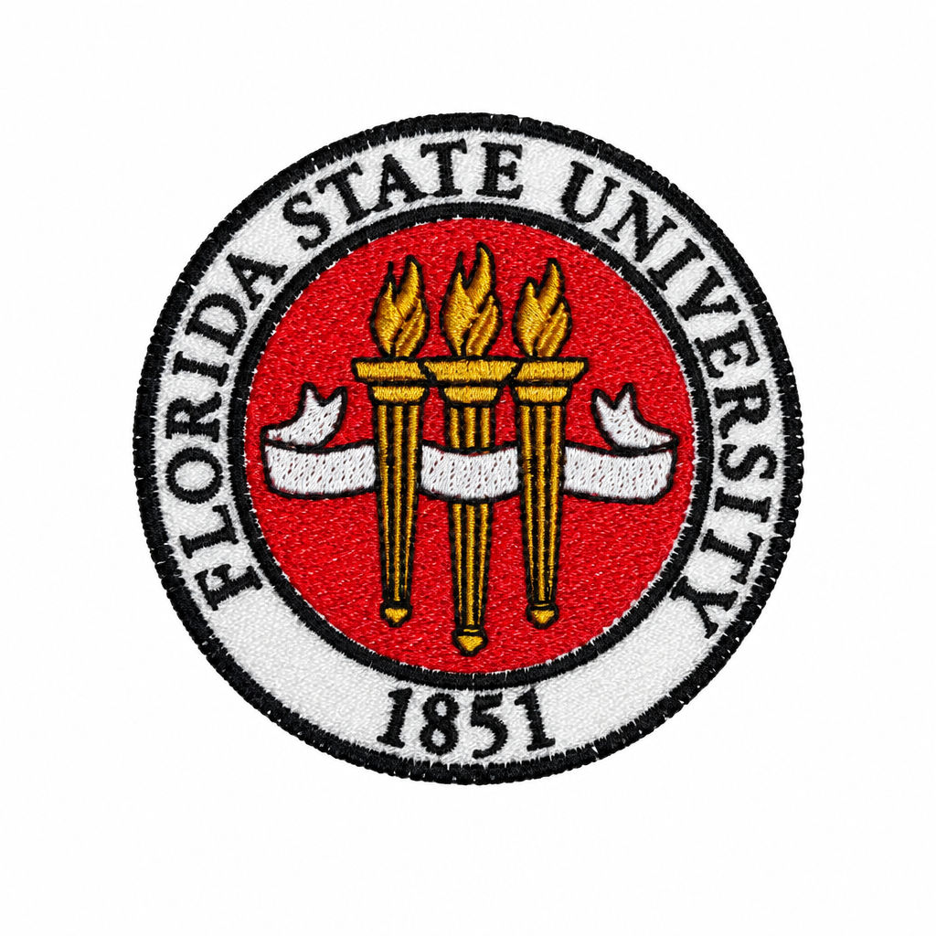 Florida State University seal patch cleanup
