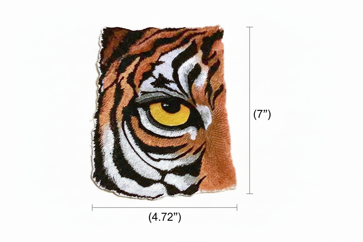 Product photo with size measurements showing 3.5 x 5 inch dimensions