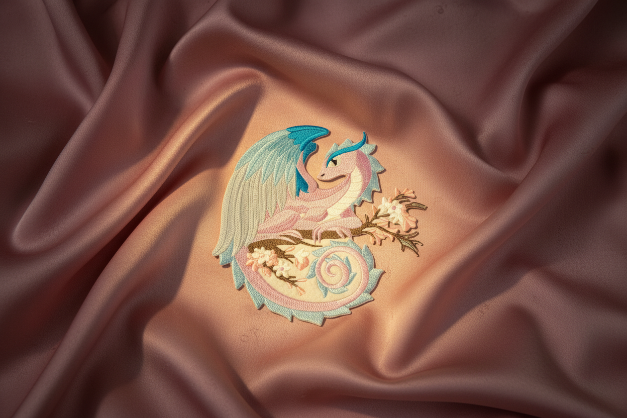 Spring Dragon patch - artistic lifestyle photo