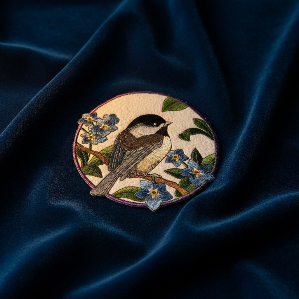 Artistic lifestyle photo of chickadee patch with dramatic lighting