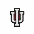 Indiana Hoosiers Embroidered Patch — Studio White