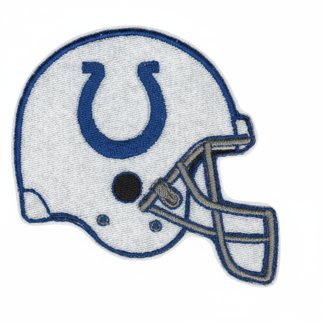 Indianapolis Colts Helmet Embroidered Patch