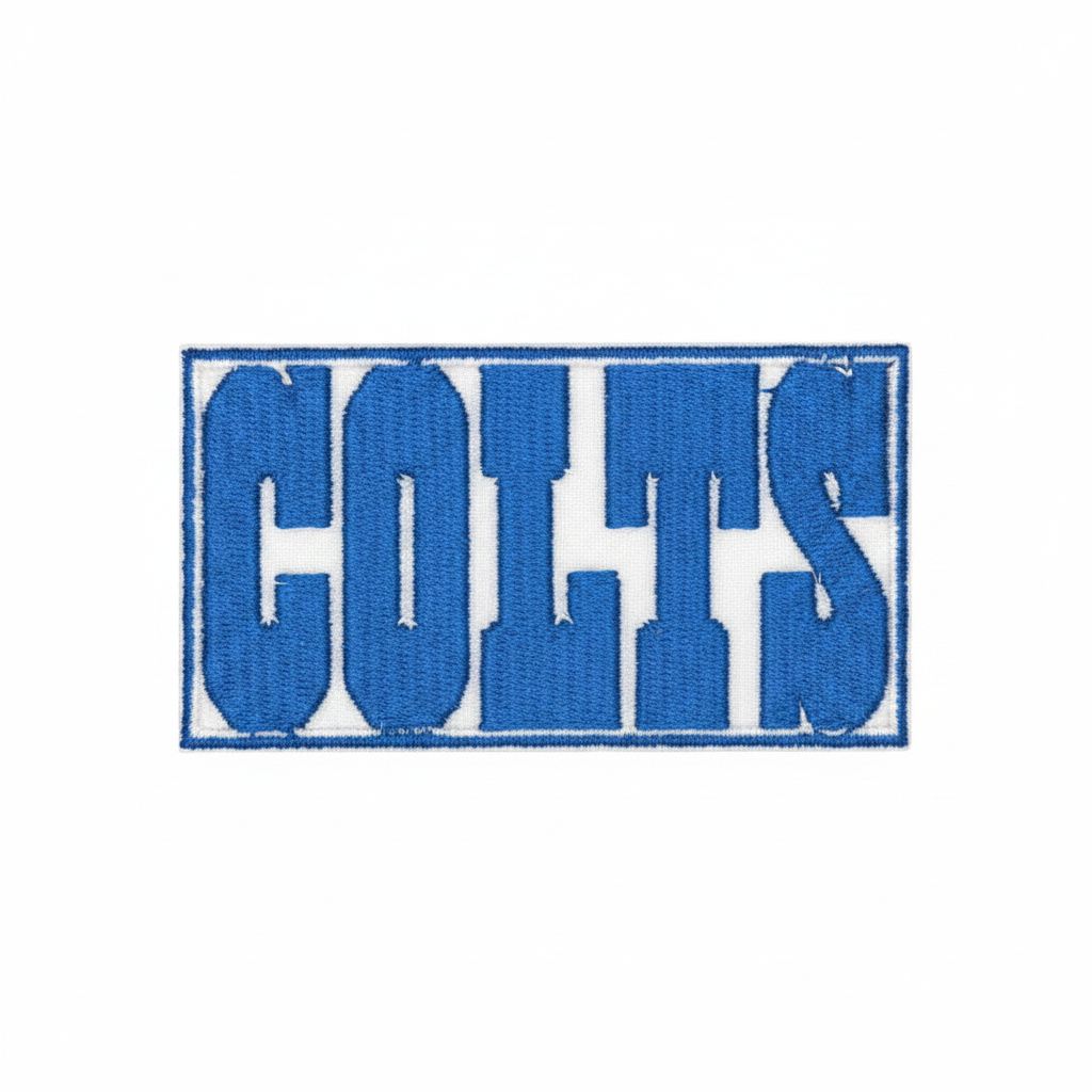 Indianapolis Colts Text Embroidered Patch