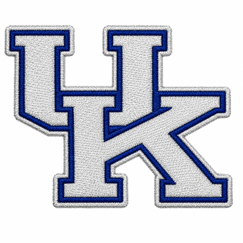 Interlocking UK lettering patch cleanup