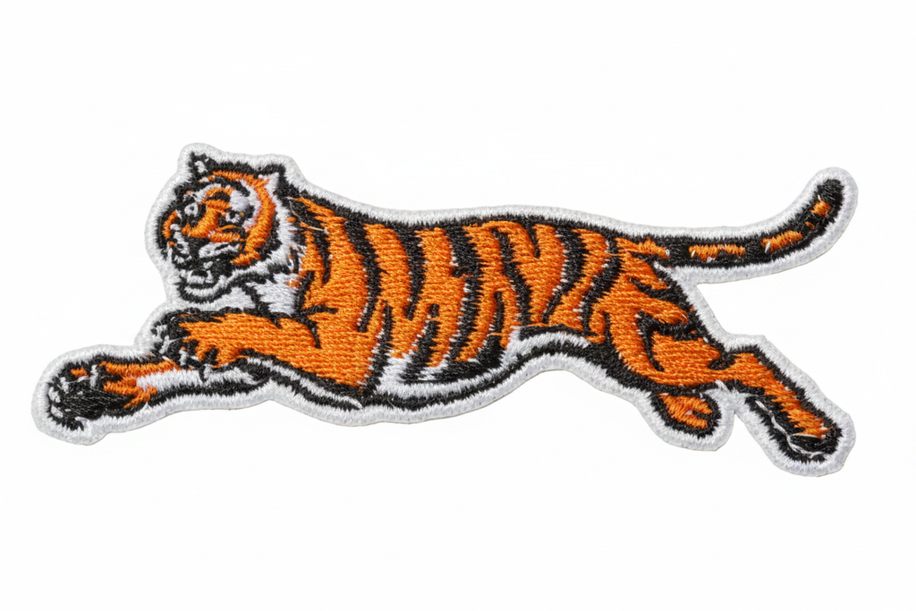 Leaping Tiger Embroidered Patch