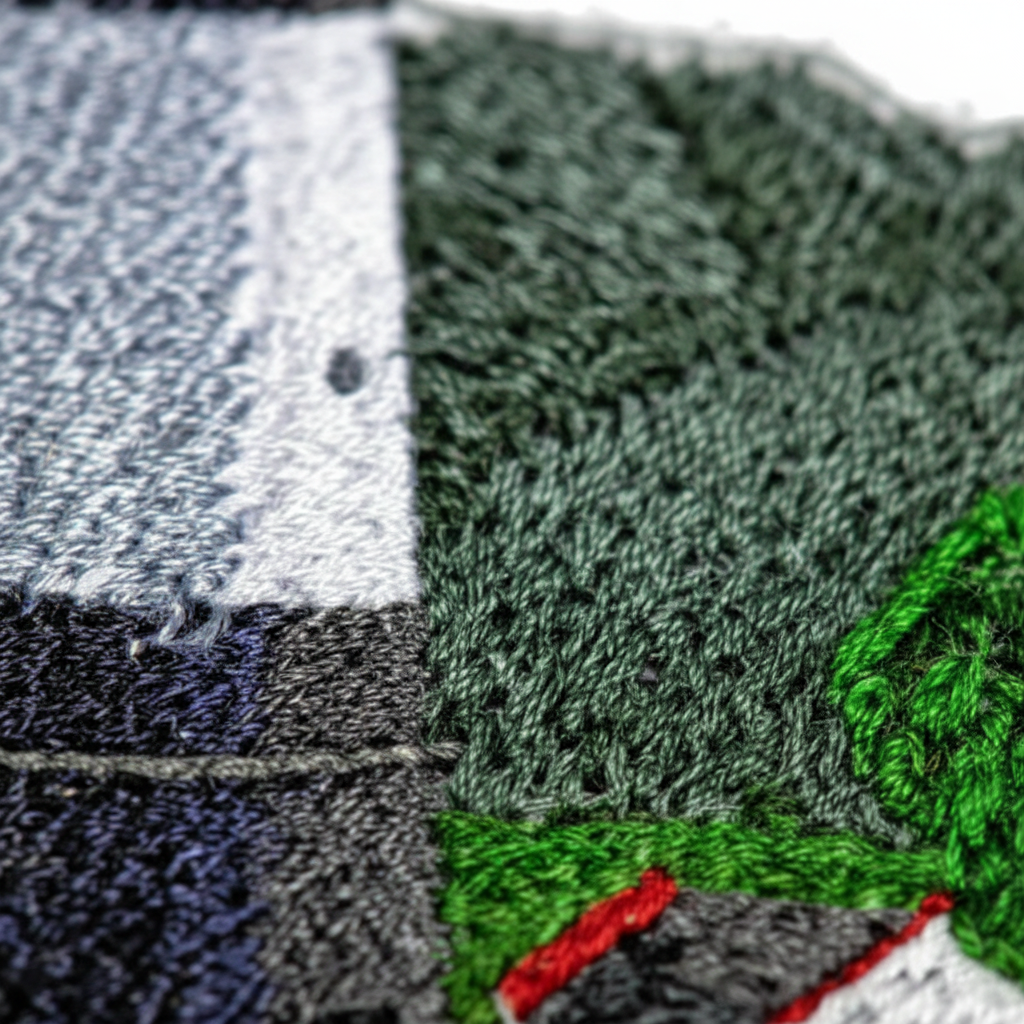 Macro stitching detail