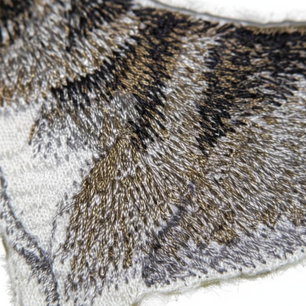 Macro stitching detail