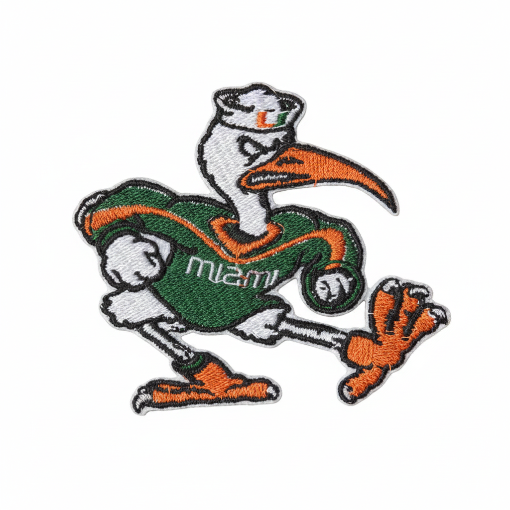 Miami Hurricanes Sebastian Embroidered Patch