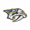 Nashville Predators Embroidered Patch – White Background Studio Shot