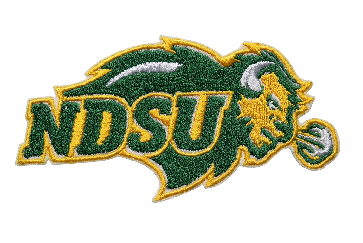NDSU bison patch cleanup