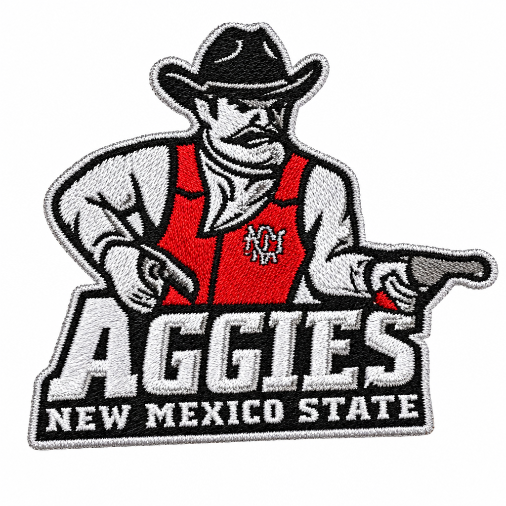 New Mexico State Aggies patch cleanup