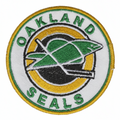Oakland Seals Embroidered Patch – White Background Studio Shot