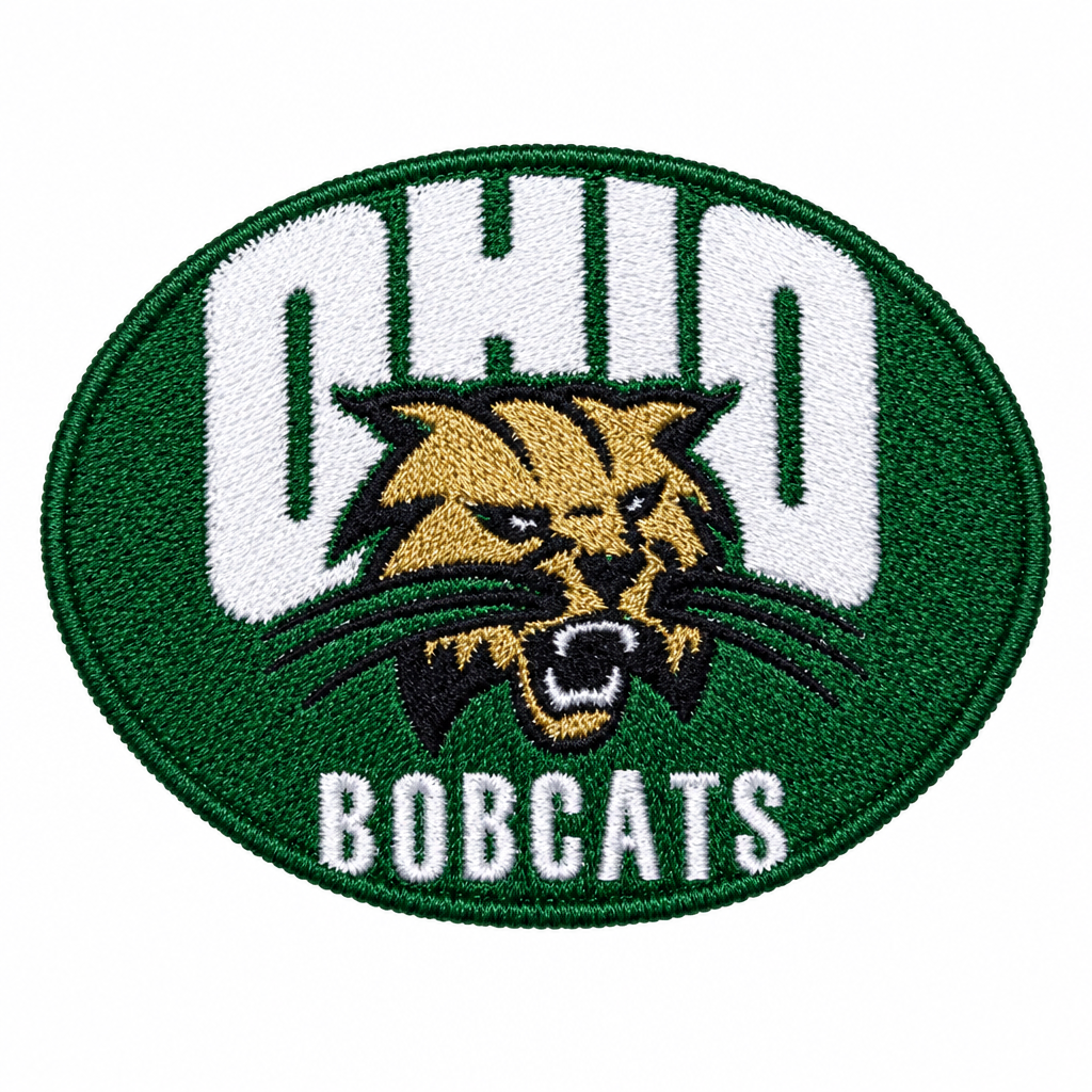 Ohio Bobcats oval patch primary image