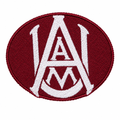 Original oval-shaped patch cleanup