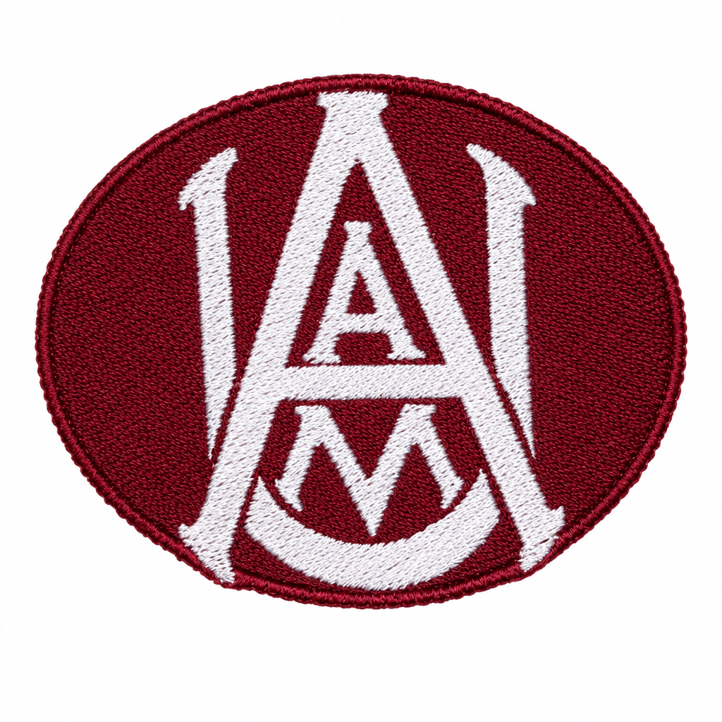 Original oval-shaped patch cleanup