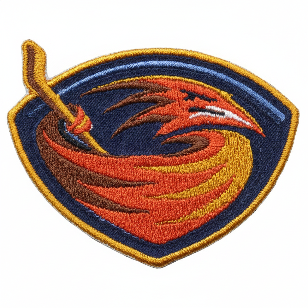 Phoenix Coyotes Embroidered Patch – White Background Studio Shot