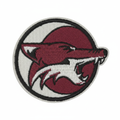 Phoenix Coyotes Throwback Embroidered Patch – White Background