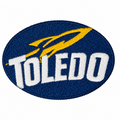 Toledo Rockets Embroidered Patch | Iron-On or Sew-On | College Football Applique for Denim jacket, Game-day backpack & DIY Fashion