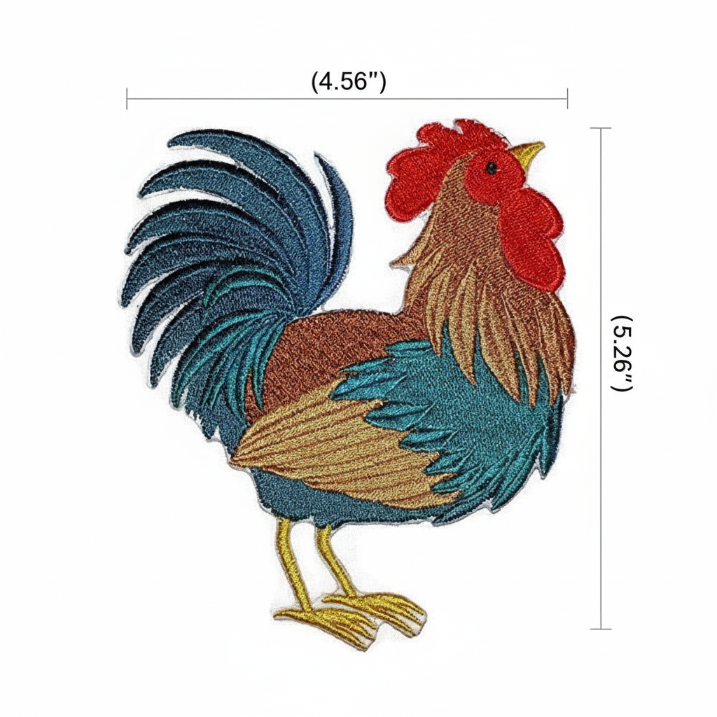 Product photo with size reference guides