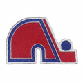 Quebec Nordiques Throwback Patch - White Background
