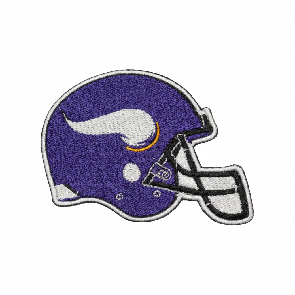 Regenerated Vikings helmet patch product image