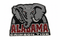 Alabama Crimson Tide Embroidered Patch | Iron-On or Sew-On | College Football Applique for Jackets, Bags & DIY Fashion