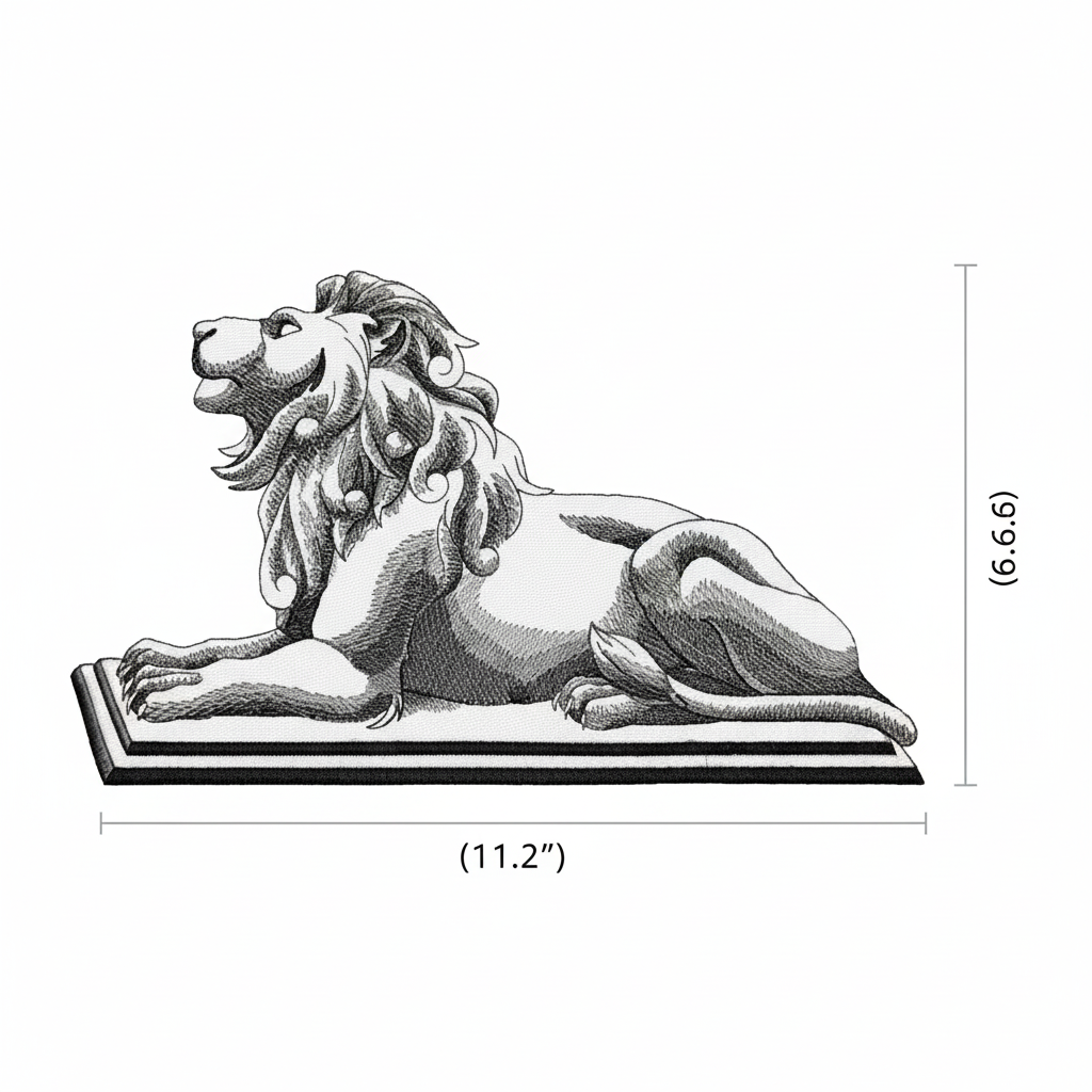 Size reference with measuring lines