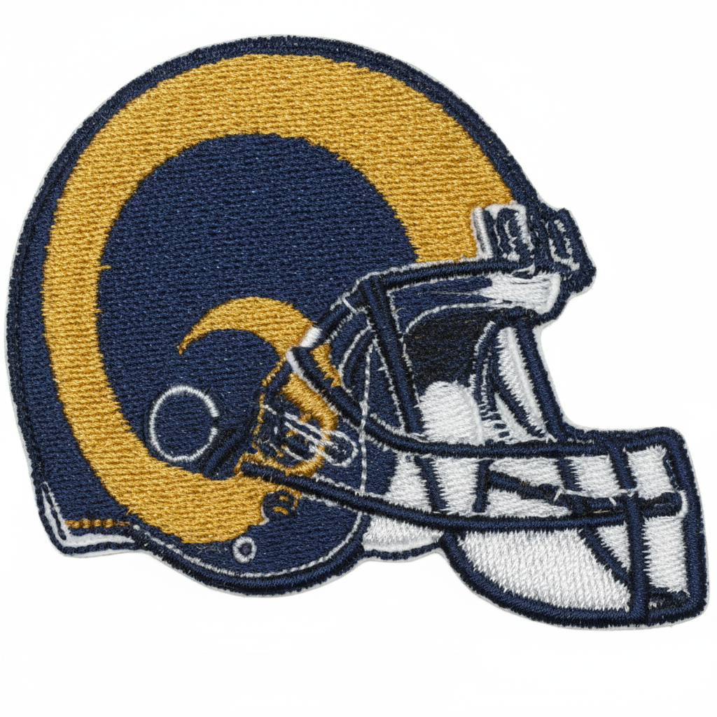 St. Louis Rams Helmet Embroidered Patch