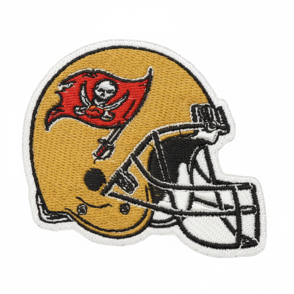 Tampa Bay Buccaneers Helmet Embroidered Patch