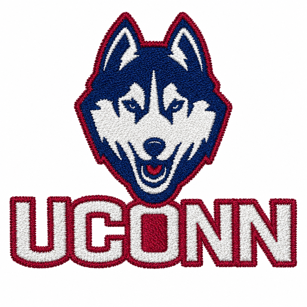 UCONN husky patch