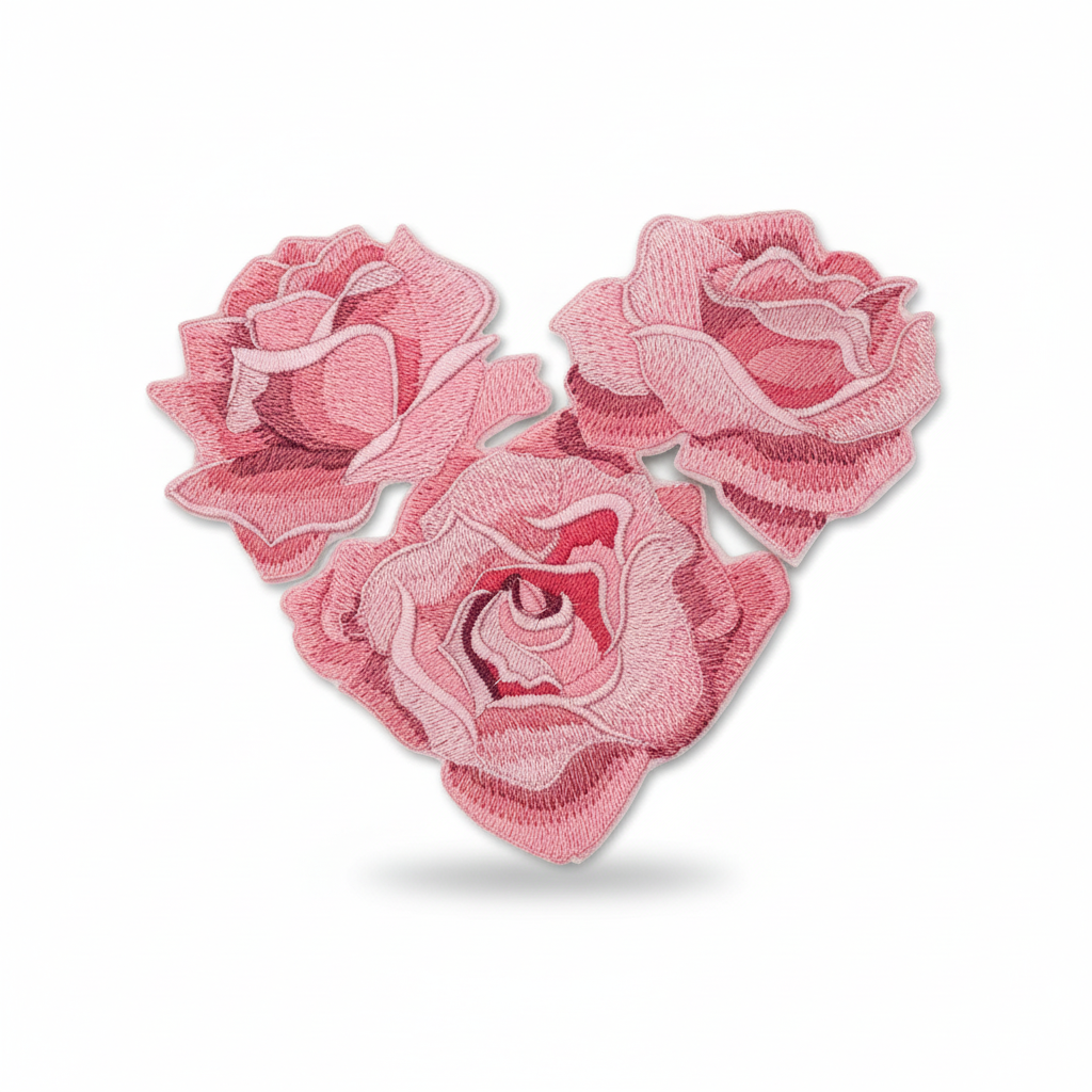 Ultra-high-resolution rose patch product photo