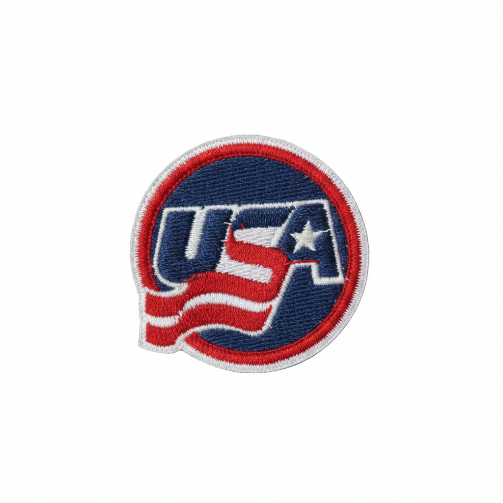 USA Flag Embroidered Patch