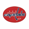Washington Capitals Embroidered Patch – White Background Studio Shot
