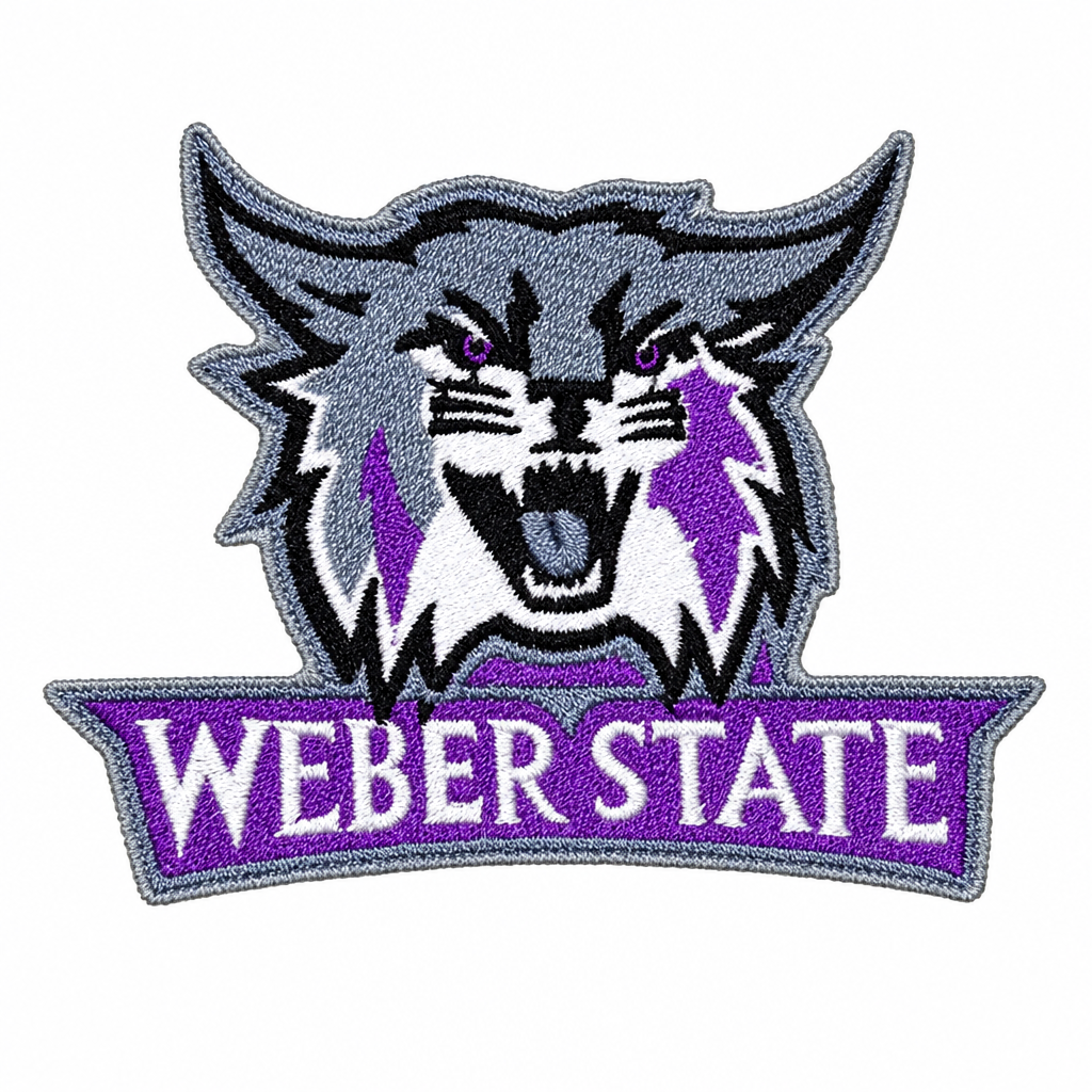 Weber State patch photo cleanup